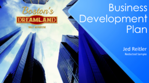 Reitler, Jed Reitler, Portfolio, Business Development, Strategy, Plan, Business Development Plan